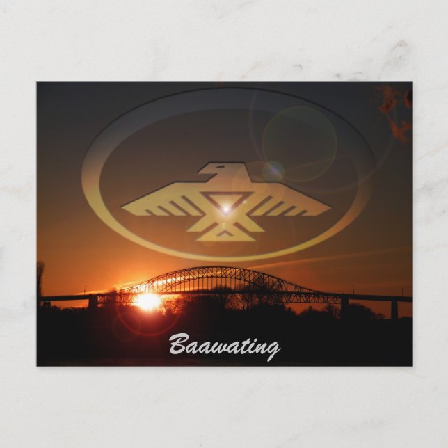 Baawating in the Evening Postcard (Front)