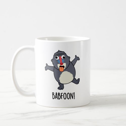 Bab_foon Funny Baffoon Baboon Pun  Coffee Mug