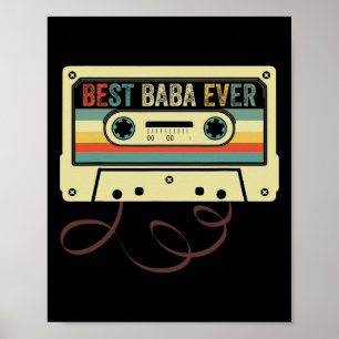 Baba Ever Grandpa Father's Day Fanny Dad Poster
