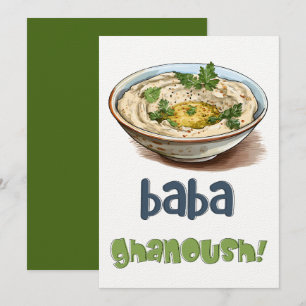 Baba Ganoush Eggplants بابا غنوج متبل أكل عربي Invitation