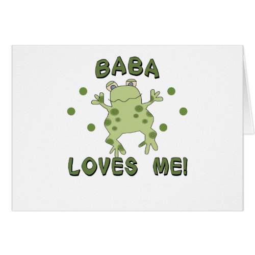 Baba Loves Me Frog