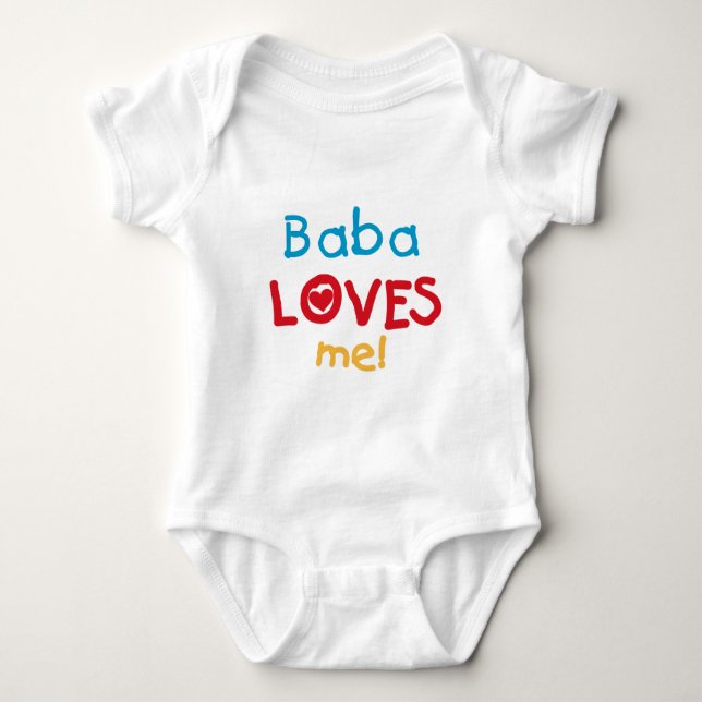 Baba Loves Me T-shirts and Gifts (Front)