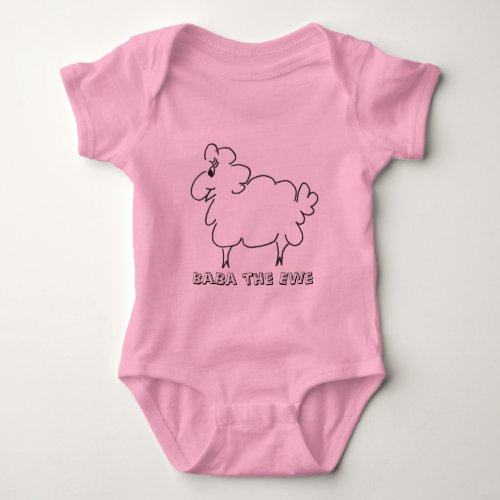 BaBa the Ewe Baby Bodysuit