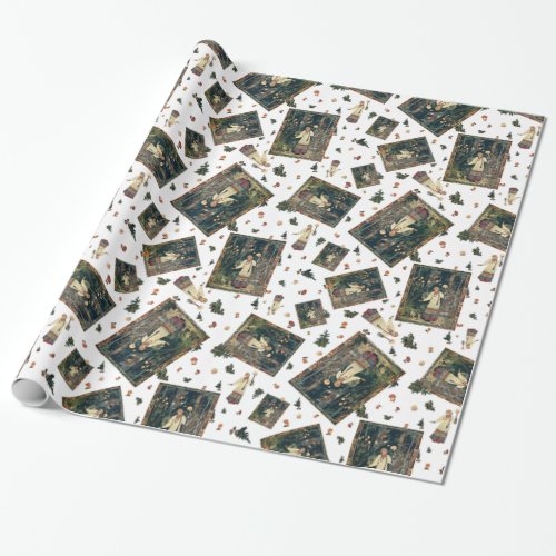 Baba Yaga Russian Wonder Tails Wrapping Paper