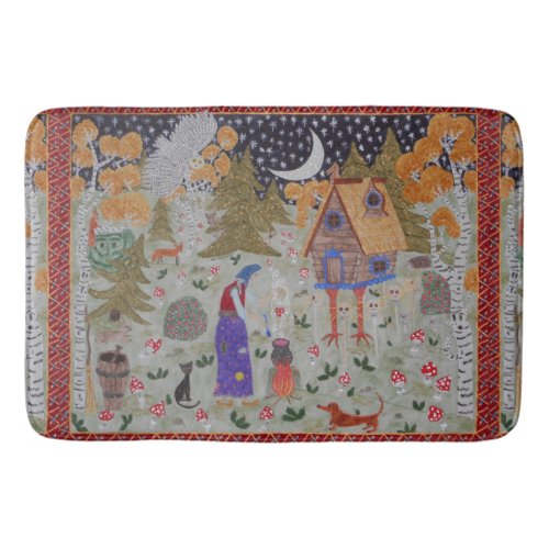 Baba Yagas Enchanted Forest Bath Mat