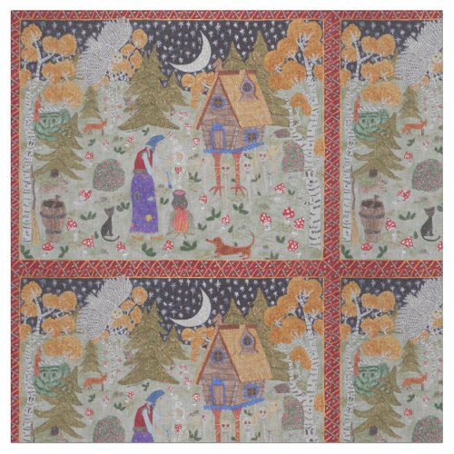 Baba Yagas Enchanted Forest Fabric