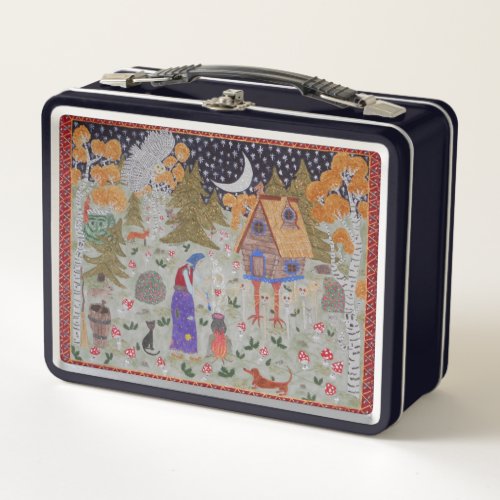 Baba Yagas Enchanted Forest Metal Lunch Box