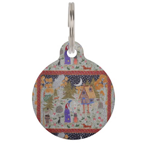 Baba Yagas Enchanted Forest Pet ID Tag
