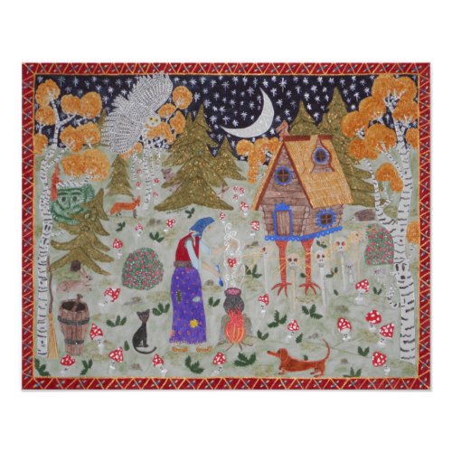 Baba Yagas Enchanted Forest Photo Print