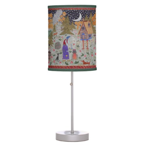 Baba Yagas Enchanted Forest Table Lamp