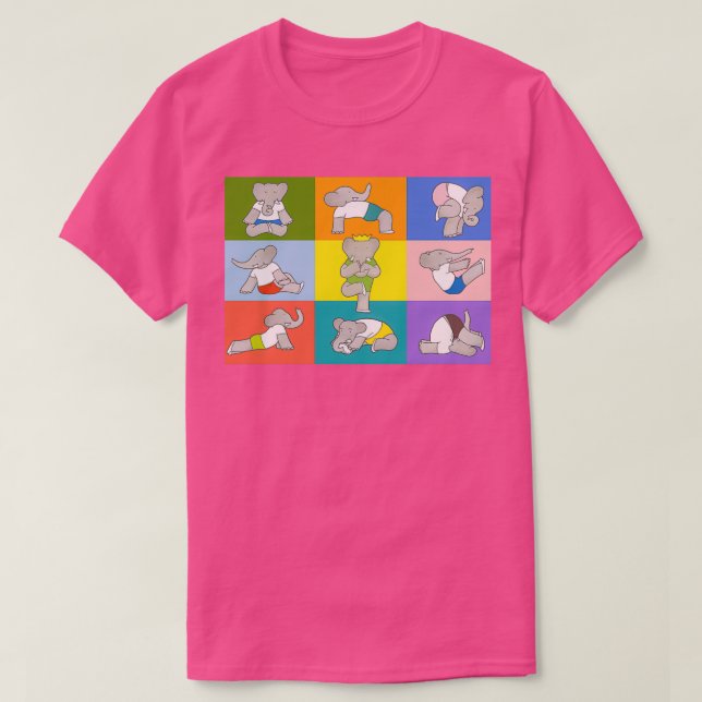 Babar yoga T-Shirt (Design Front)
