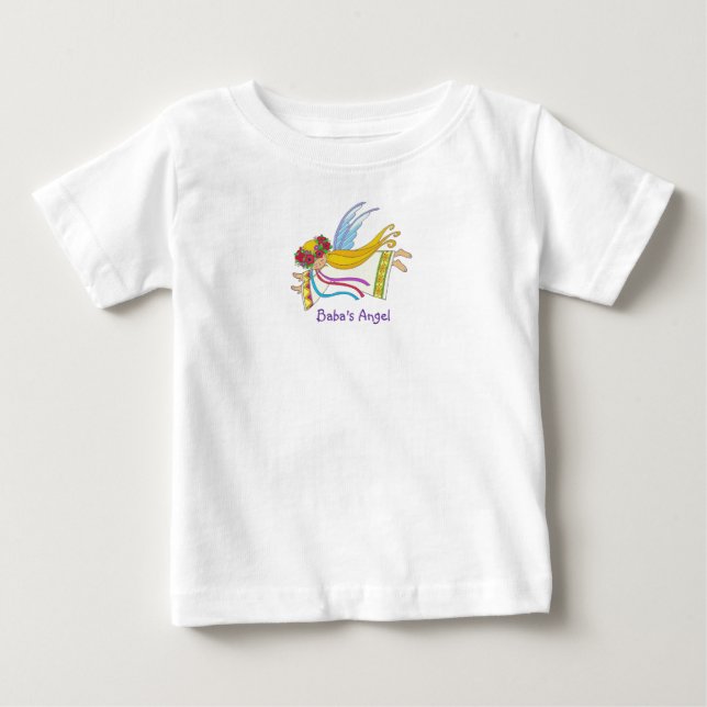 Baba's Angel Baby T-Shirt (Front)