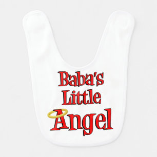 Baba's Little Angel baby bib