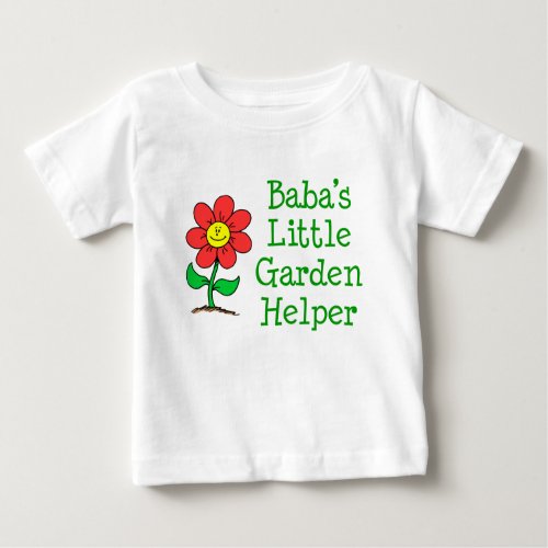 Babas Little Garden Helper Baby T_Shirt