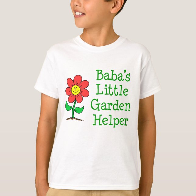Baba's Little Garden Helper T-Shirt (Front)