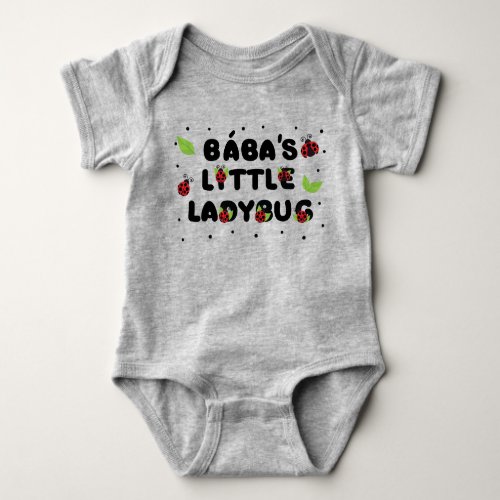 Bbas Little Ladybug _ Cute  Baby Bodysuit