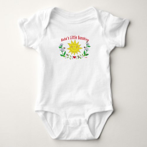 Babas Little Sunshine Baby Bodysuit