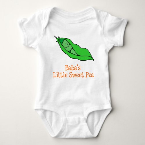 Babas Little Sweet Pea Ukrainian Baby Bodysuit