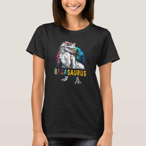 Babasaurus Mothers Day  Fathers Day Tie Dye Baba S T_Shirt
