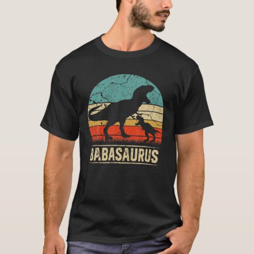 Babasaurus T Rex Dinosaur Baba Saurus Family Match T_Shirt