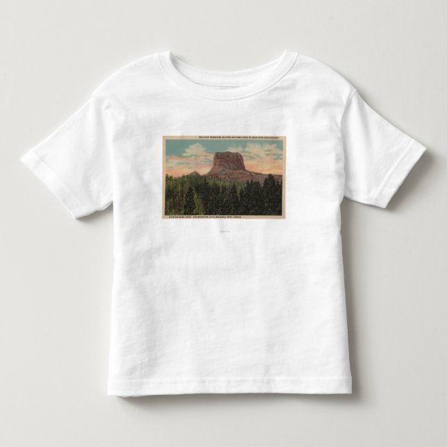 Babb, MT - View of Big Chief Mountain from Hwy Toddler T-shirt (Front)