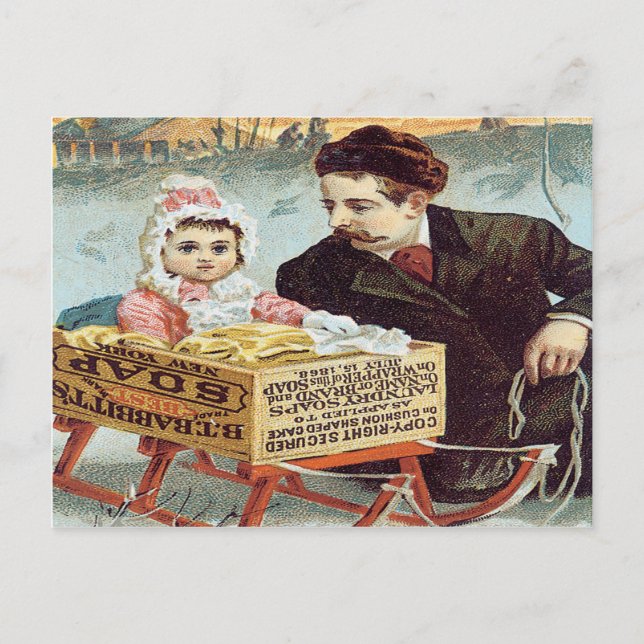 Babbitt's Soap Powder Postcard (Front)