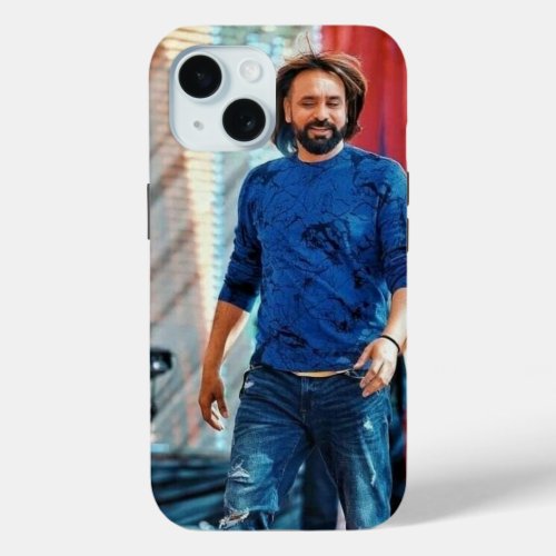 Babbu Maan printed iphone 15 case iPhone 15 Case