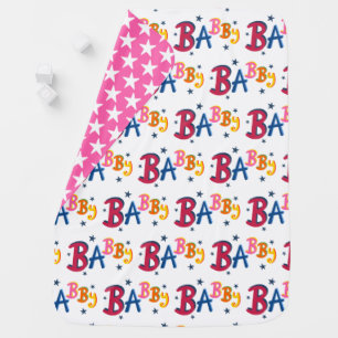 BABBY Black Country Words Baby Blanket