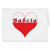 Babcia Polish Heart (Front Horizontal)