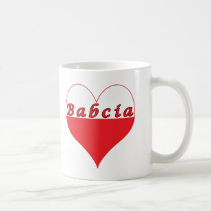 Babcia Polish Heart Coffee Mug