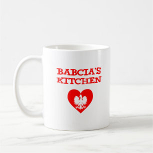 Babcia's Kitchen Featuring Polish White Eagle Coffee Mug