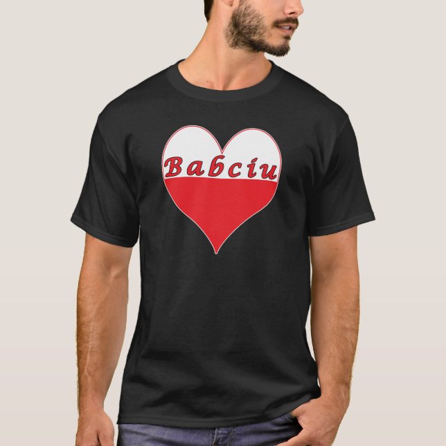 Babciu Polish Heart T-Shirt (Front)