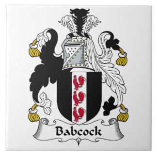 Babcock Family Crest Ceramic Tile