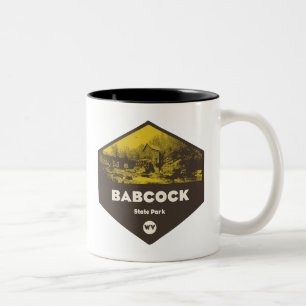 Babcock State Park West Virginia Two-Tone Coffee Mug