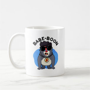Babe-boon Funny Animal Monkey Baboon Pun Coffee Mug