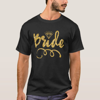Babe Bride Trendy Retro Bride Squad Tribe Wedding T-Shirt