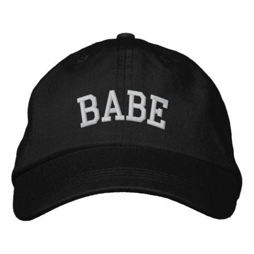 Babe Hat Embroidered Bachelorette Party Hat
