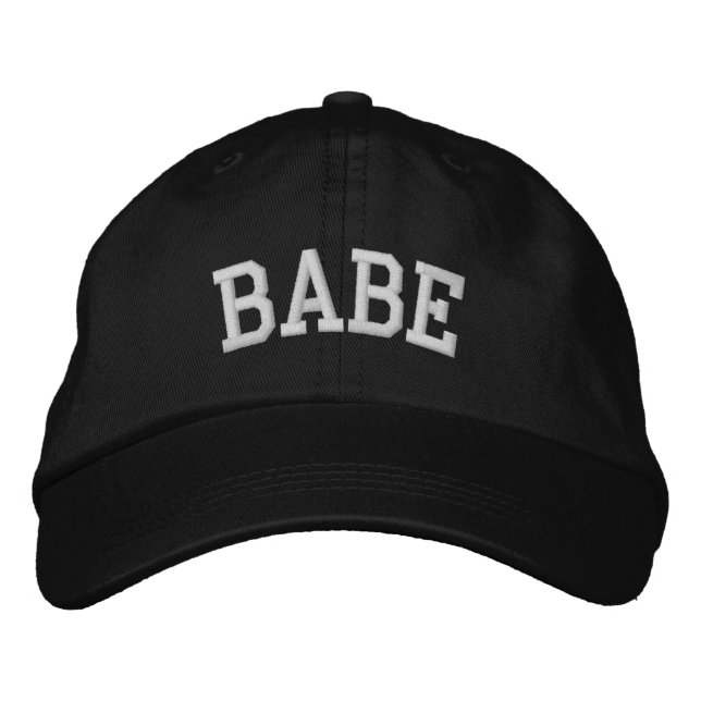 Babe Hat Embroidered Bachelorette Party Hat (Front)