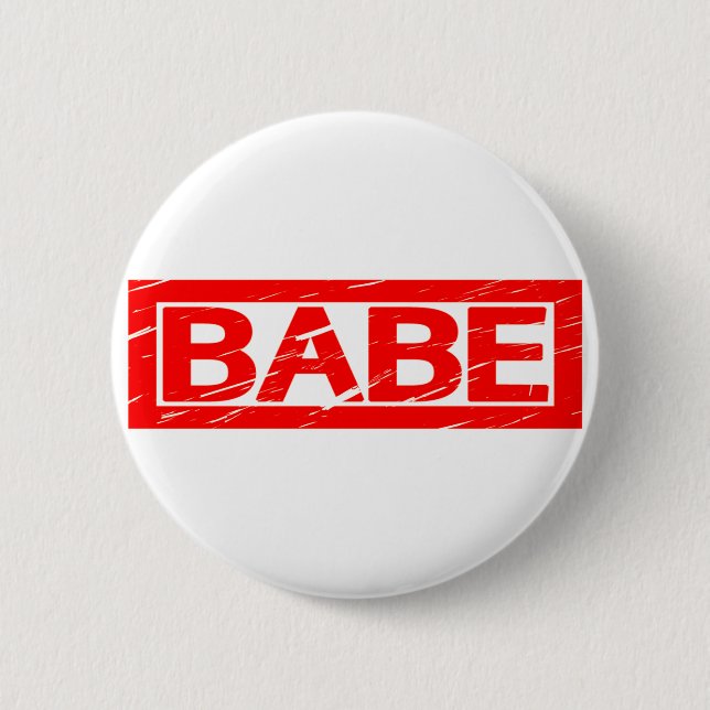 Babe Stamp Button (Front)