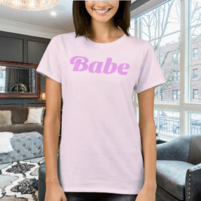 BABE Statement Shirt – Soft Confidence, Bold Energ (Creator Uploaded)