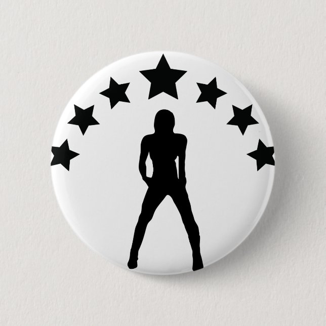 babe with stars icon button (Front)