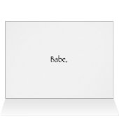 Babe, you power my world (Inside Horizontal (Top))