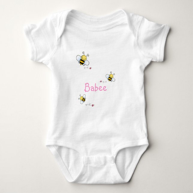 babee baby bodysuit (Front)