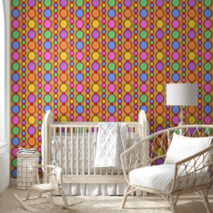 Babes Beads Bright Red Wallpaper