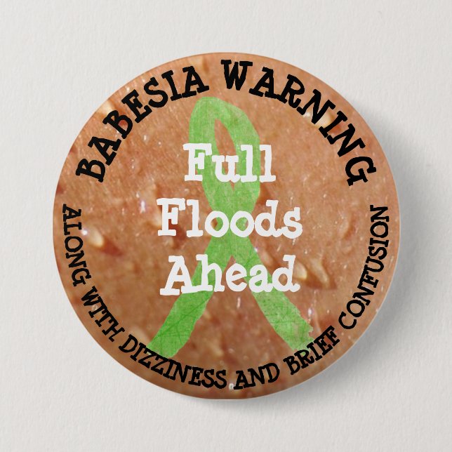 Babesia Humor Button (Front)