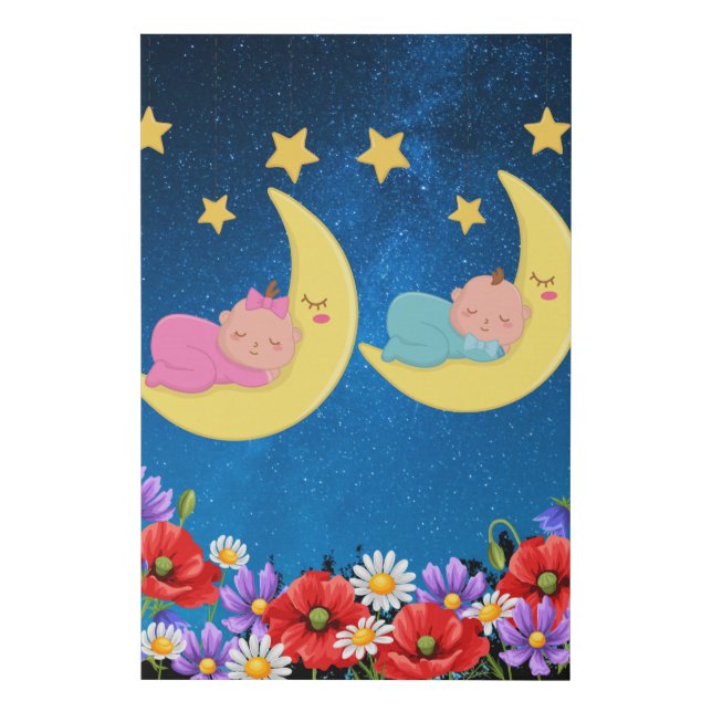 Babies 24 x 36 Faux Wrapped Canvas (Front)