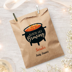 Babies are Brewing Halloween Baby Shower Favor Bag