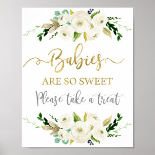 Babies are sweet baby shower sign