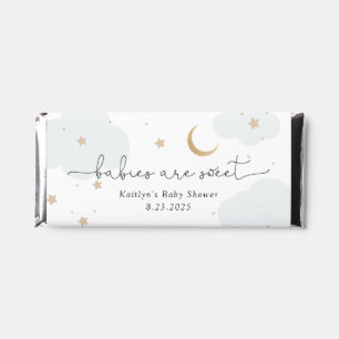 Babies are Sweet Gold Moon Hershey Bar Favors