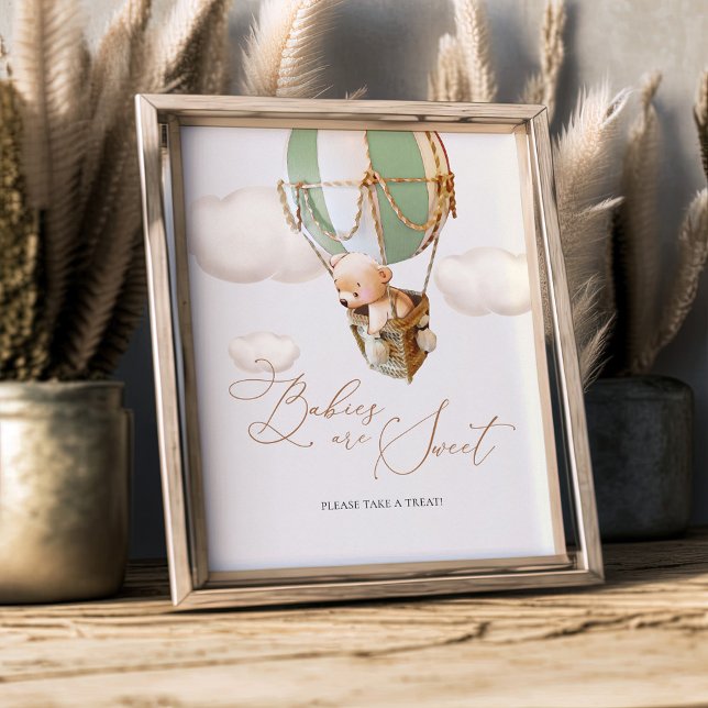 Babies Are Sweet Please Take A Treat Bear Balloon Photo Print (Creator Uploaded)